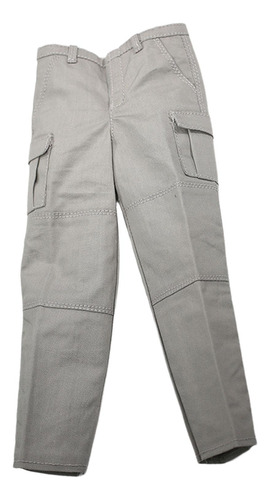 1/6 Muñeca Pantalones Casuales Para Cuerpo De Figura Gris