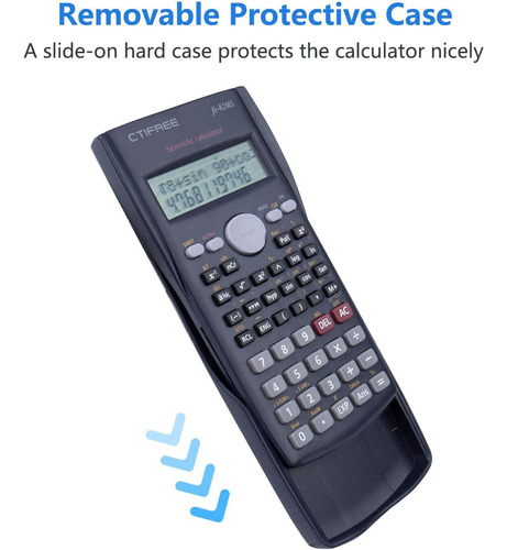 Splaks 2-line Engineering Scientific Calculator Led Displ...