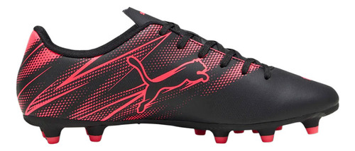 Tenis Futbol Soccer Tachos Puma Attacanto Negro/rosa