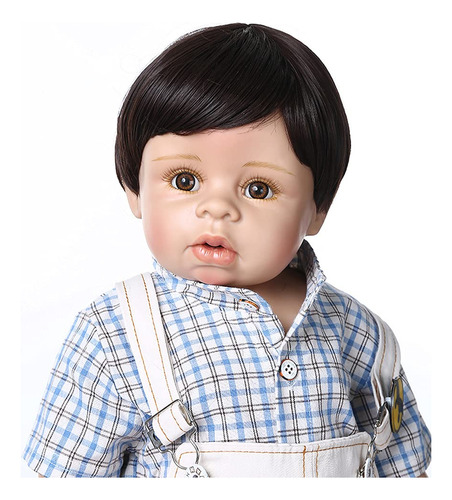Boneca Infantil De 70 Cm Com Design Artístico Realista, Bone