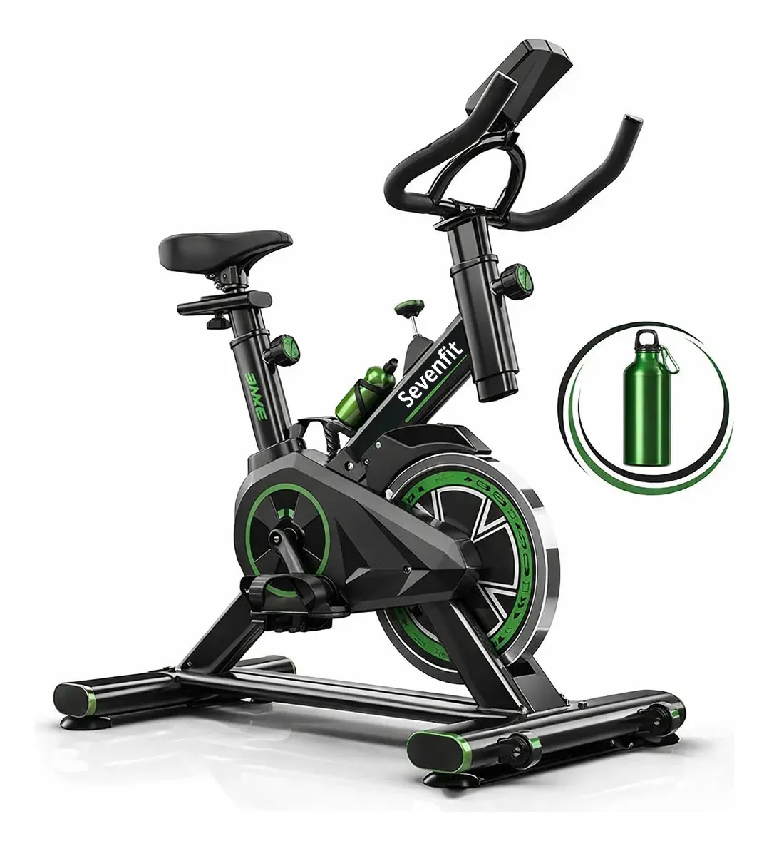 Sevenfit Bicicleta Ergométrica Fitness para Cardio e Musculação Base 6kg