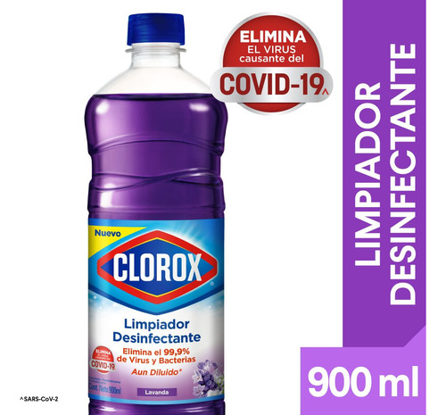 Limpiador Desinfectante Clorox Lavanda 900 Ml