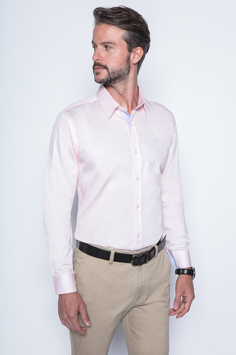 Camisa Newbury Rosado Fw2024 New Man