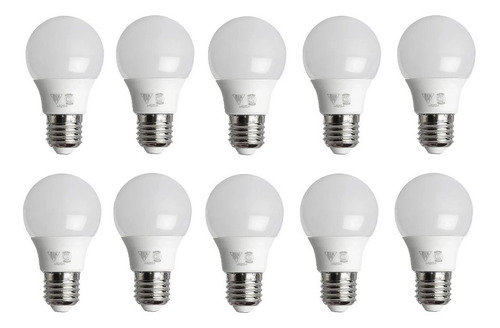 10 Lámparas Led Sica 5w - Clásica Luz Cálida - Bajo Consumo