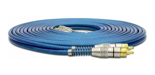 Cabo Rca 5 Metros Dupla Blindagem Cobre 5m Blindado 5mm