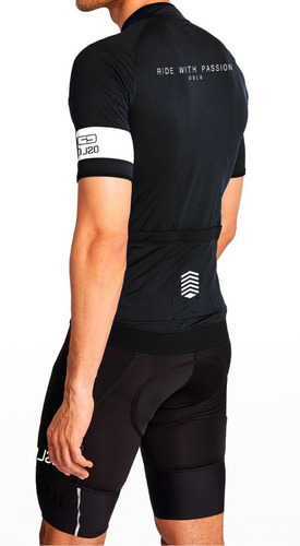 Remera Jersey Ciclismo Hombre Negra Ruta Mtb Oslo