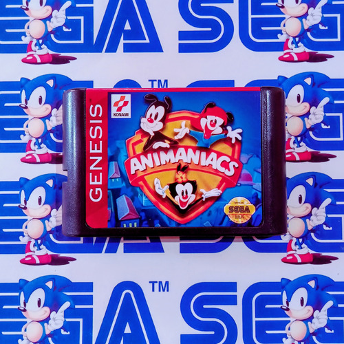 Cartucho De Sega Animaniacs (Usado)