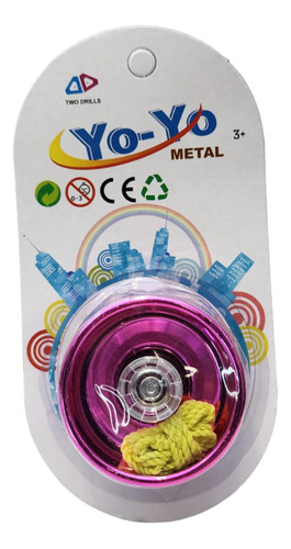 Yo-yo Rosado Metal