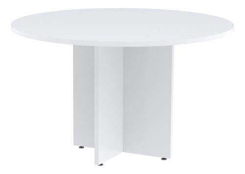 Mesa Reunião Redonda Mrr1100p25pp Branco Ffwt