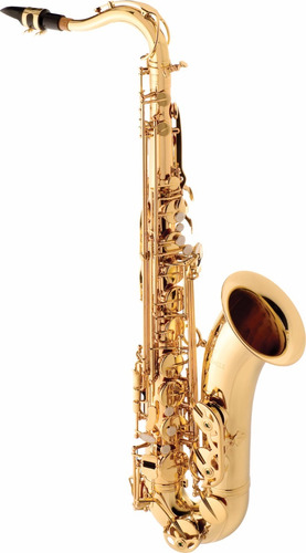 Sax Saxofone Tenor Eagle Sib Bb St503 Laqueado Dourad St-503