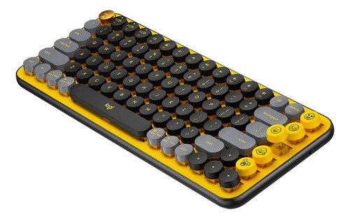 Teclado Inalambrico Logitech Pop Keys Mecanico Bluetooth Usb