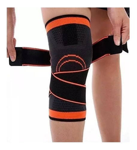 Imagen 3 de 4 de Rodillera Meñiscos Ligamento Ajuste Cruzado Deportiva Unisex