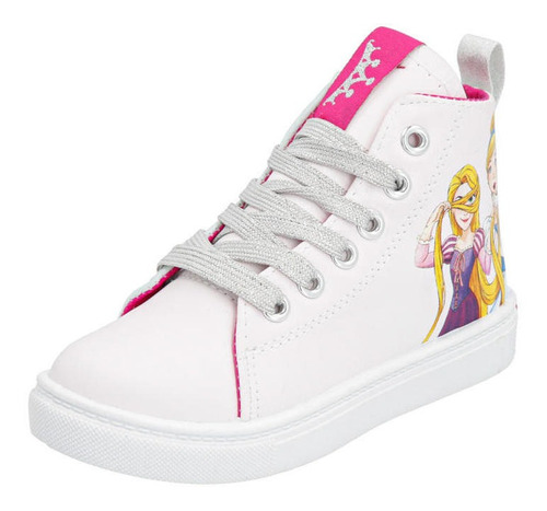 Zapatilla Lona Con Efecto Uv Princesa Blanco