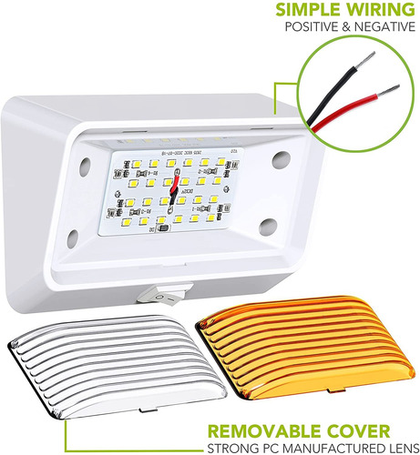 Luz De Servicio Público Led Rv Con Interruptor Para Porche E