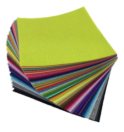 Paquete De 54 Hojas De Fieltro Variado Para Manualidades 15x