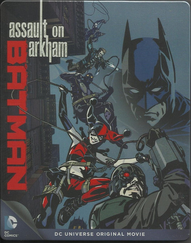 Batman Asalto A Arkham Blu Ray Steelbook + Dvd | Meses sin intereses