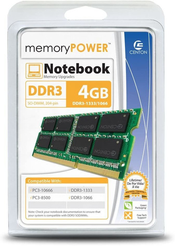 Memoria Ram  4 Ddr3 1333 (pc3 10600) Para Mac