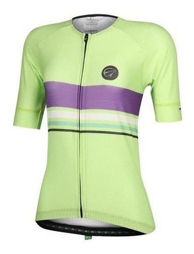 Camisa Ciclismo Mauro Ribeiro Feminina Line Verde