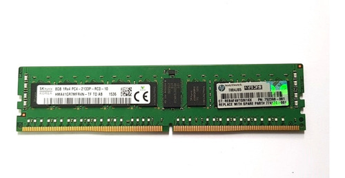 Memória Hp 8gb1rx8 Pc4-17000p-r Ddr4 2133mhz Rdimm