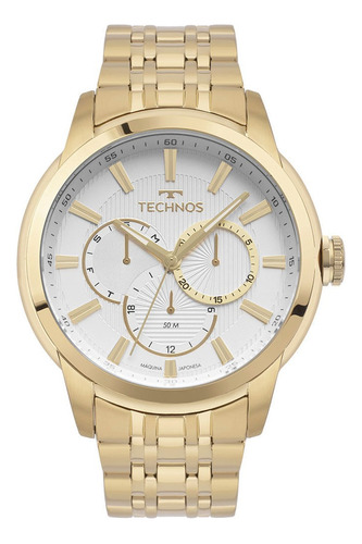 Relógio Masculino Technos Grandtech Dourado Entrega Imediata