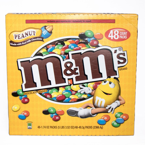 Chocolates Mym Sobre Peanut Amarillo Disp - Kg a $2