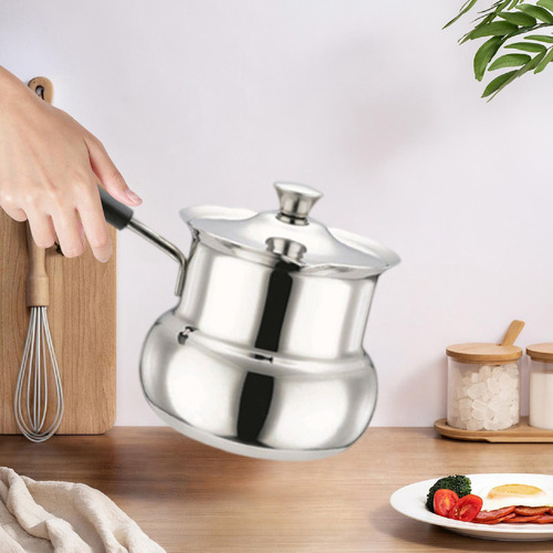 2 Cafetera Turca, Calentador De Leche, Forma De Tambor 180ml