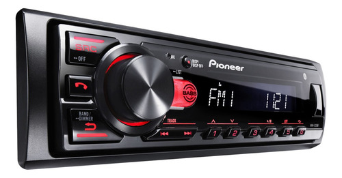 Estéreo Pioneer Mvh-s235bt Bluetooth Usb Negro 50w
