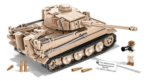 Tanque De Guerra Alemão Pzkpfw Vi Tiger 131 - 850 Peças Cobi
