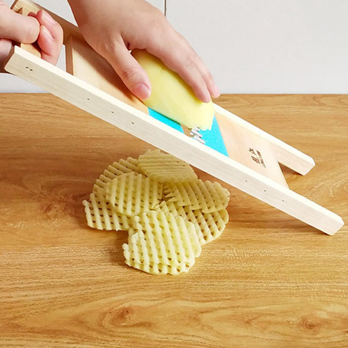 2 X 6 Cortadores De Patatas Con Rejilla, Cortador 2 Piezas