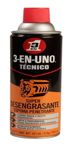 Desengrasante Espuma 3 En 1 Tecnico 18onz Wd-40 520399