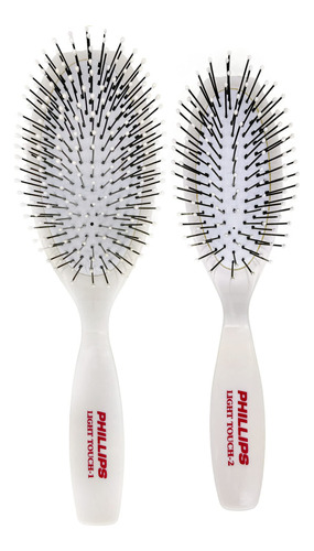 Phillips Brush Light Touch 1 Y 2 Cepillos Ovalados Acolchado