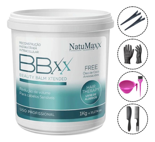 Beauty Balm Extended Free Natumaxx 1kg - Envio Imediato