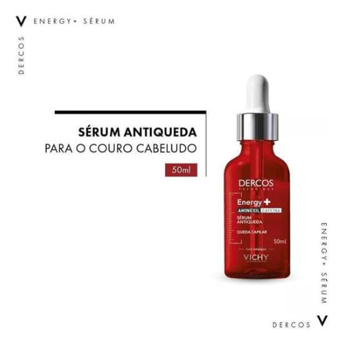 Kit Dercos Energy+ Shampoo 200ml + Sérum Antiqueda 50ml
