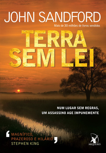 Terra sem lei, de Sandford, John. Editorial Editora Arqueiro Ltda., capa mole em português, 2014