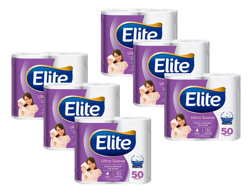 Papel Higiénico Dh Elite Ultra Soft Touch 50mts 24 Rollos