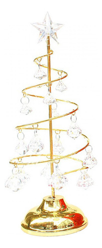 Lámpara De Árbol De Navidad Con Led Y Colgante De Cristal,