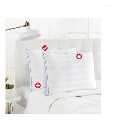 Purelux Almohada Moldeable De Espuma De Memoria De Gel 2 P