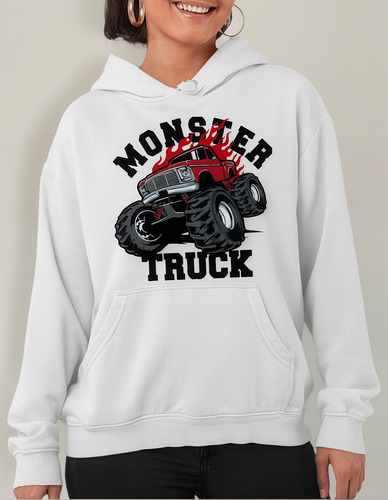Sudadera Con Gorro Monster Truck