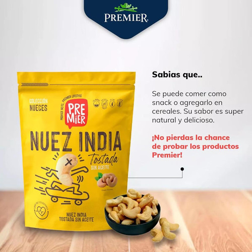 Premier Nuez De La India Con Sal Resellable 1 Kilo