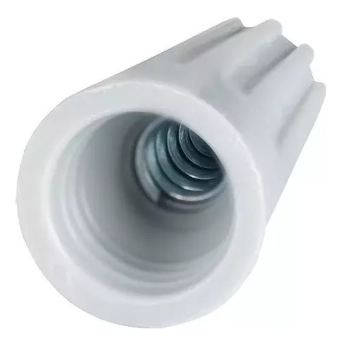 Conector De Resorte  Plastico X 50 Und Gris 