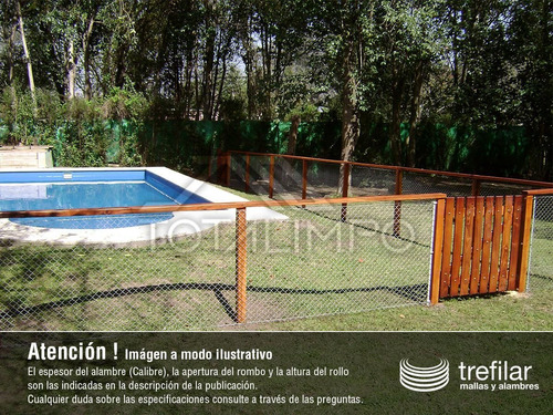 4 Rollos Alambrado Romboidal 2'' 1,00x10mts Cal 14 Cuota