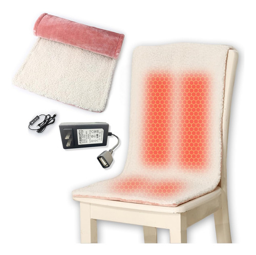 Almohadilla Térmica Usb Calefacción Para Silla De Oficina Color
