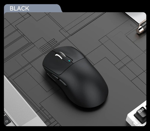 Ratón Gamer Attack Shark X3 inalámbrico Paw3395 Superlight Cor Negro