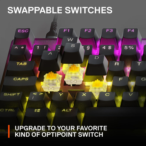 Miniteclado Steelseries Apex 9 Tkl Hotswap Optical Rgb