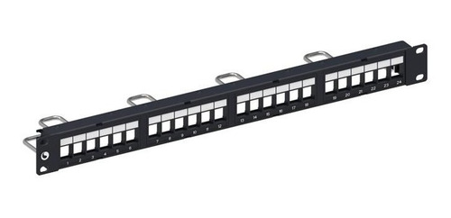 Path Panel Commscope Systimax De 24 Puertos Cat 6 Mod: Black