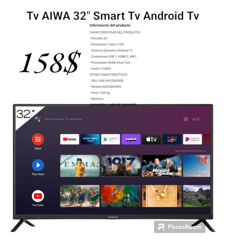 Smart Tv Aiwa 32 