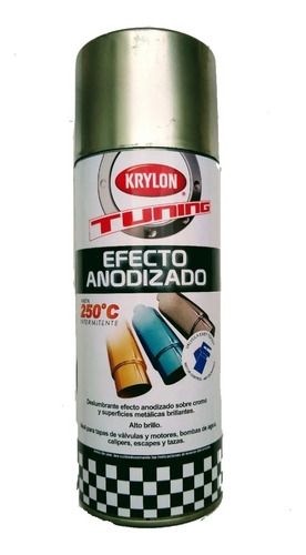 Aerosol Krylon Tuning Efecto Anodizado Color Humo