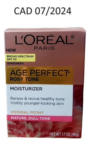 Promo L'oréal Crema Hidratante Age Perfect Rosy Tone Spf30
