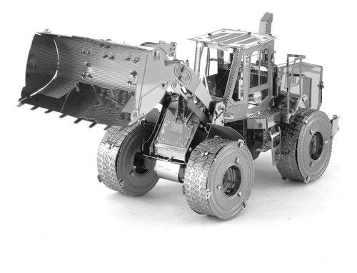 El Rompecabezas 3d Metal Tractor Bulldozer Cat Puzzle Diy R