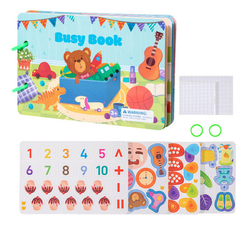 Libro Silencioso Para Niños, Libro Interactivo Montessori